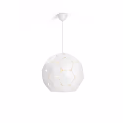 Philips myLiving CORKWOOD white Suspension light, Supporto flessibile, Bianco, Bianco, Sintetico, Sintetico, Rotondo