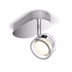 Philips WarmGlow LED Faretto singolo Worchester, Faretto d'illuminazione da superficie, Lampadina/e non sostituibile/i, 1 lam ...