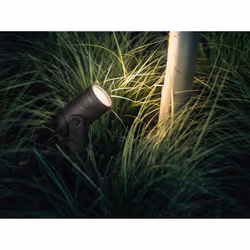 Philips Hue White and Color ambiance Lily Farett Smart per Esterni Antracite in Alluminio Kit Base Basso voltaggio - Vista aggiuntiva 5