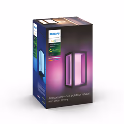 Philips Hue White and Color ambiance Impress Lampada Smart da parete rettangolare Nero - Vista aggiuntiva 4