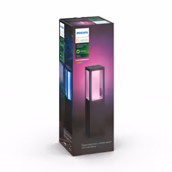 Philips Hue White and Color ambiance Impress Paletto Smart per Esterni Nero - Vista aggiuntiva 4