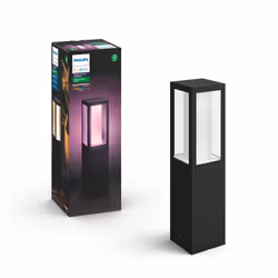 Philips Hue White and Color ambiance Impress Paletto Smart per Esterni Nero - Vista aggiuntiva 5