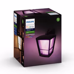 Philips Hue White and Color ambiance Econic Lampada Smart da parete Down Nero - Vista aggiuntiva 5