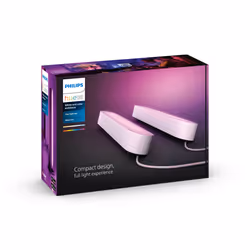 Philips Hue White and Color ambiance Play Kit Base con alimentatore 2 pezzi Bianco - Vista aggiuntiva 7