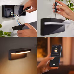 Philips Hue White and Color ambiance Nyro Lampada Smart a muro Nero - Vista aggiuntiva 4