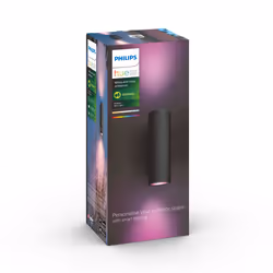 Philips Hue White and Color ambiance Appear Lampada Smart a parete Up/Down Nero in Alluminio - Vista aggiuntiva 4