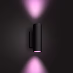 Philips Hue White and Color ambiance Appear Lampada Smart a parete Up/Down Nero in Alluminio - Vista aggiuntiva 5