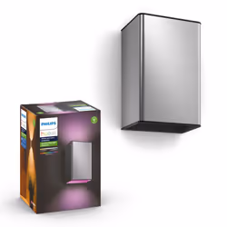 Philips Hue White and Color ambiance Resonate Lampada Smart a parete Up/Down in Acciaio - Vista aggiuntiva 8