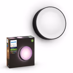 Philips Hue White and Color ambiance Daylo Lampada Smart a parete Nero in Alluminio - Vista aggiuntiva 7