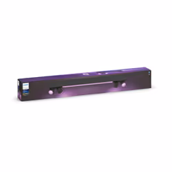 Philips Hue White and Color ambiance Centris Plafoniera Smart (4 punti luce GU10 + LED Integrato) Nera in Alluminio - Vista aggiuntiva 7