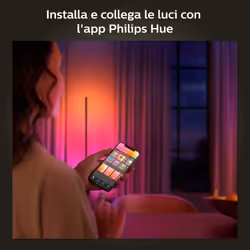 Philips Hue White and Color ambiance Hue White and Color AmbianceGradient Gradient Signe Lampada Smart da Tavolo Nera - Vista aggiuntiva 7