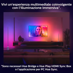 Philips Hue White and Color ambiance Hue White and Color AmbianceGradient Play gradient light tube Compact Bianca - Vista aggiuntiva 7