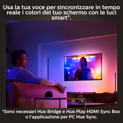 Philips Hue White and Color ambiance Hue White and Color AmbianceGradient Play gradient light tube Compact Nera - Vista aggiuntiva 6