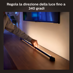 Philips Hue White and Color ambiance Hue White and Color AmbianceGradient Play gradient light tube Large Nera - Vista aggiuntiva 8