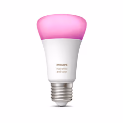 Philips Hue White and Color ambiance Una lampadina singola E27, Lampadina intelligente, Bluetooth/Zigbee, Bianco, LED integra ...