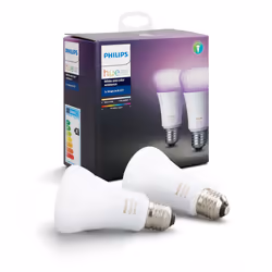 Philips Hue White and Color ambiance 2 x E27 bulb White and colored light Dual pack E27