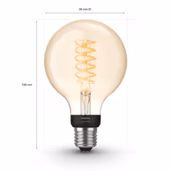 Philips Hue White G93 Globo - lampadina connessa E27 - Vista aggiuntiva 7