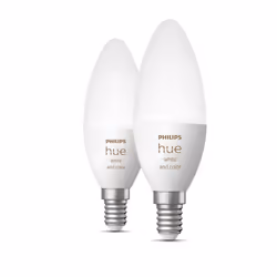 Philips Hue White and Color ambiance Confezione doppia E14 - Vista aggiuntiva 4