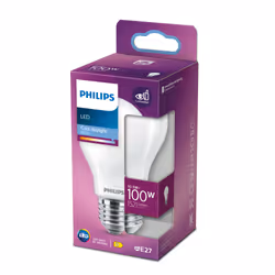 Philips Lampadina smerigliata a filamento 100 W A60 E27