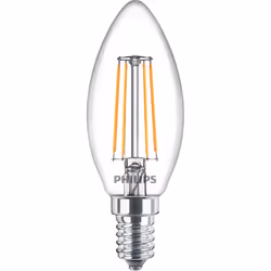Philips 8718699777791, 4,3 W, 40 W, E14, 470 lm, 15000 h, Bianco caldo