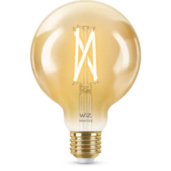 WiZ Lampadina Smart Filament Ambrata Dimmerabile Luce Bianca da Calda a Fredda Attacco E27 50W Globo