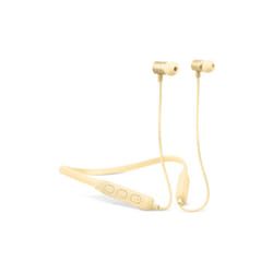Fresh 'n Rebel Band-It Cuffie auricolari Bluetooth con Ncekband per telefono cellulare Stereofonico, giallo