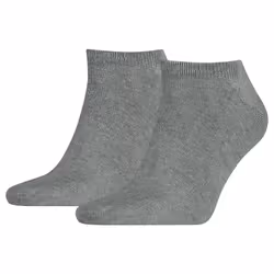 Tommy Hilfiger Sneaker, Calzini per scarpe da ginnastica, Grigio, Adulto, Maschio, 43/46, Cotone, Elastan, Poliammide
