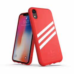 Adidas 32963, Cover, Apple, iPhone XR, 15,5 cm (6.1"), Rosso, Bianco