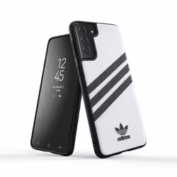 Adidas 44762, Cover, Samsung, Galaxy S21+, 17 cm (6.7"), Nero, Bianco