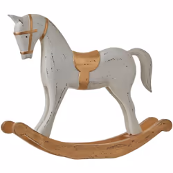 Cavallo a dondolo decorativo 40x8x30 cm Scopri il nostro splendido cavallo a dondolo decorativo, un'aggiunta elegante e affas ...
