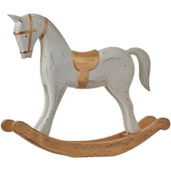 Cavallo a dondolo decorativo 40x8x30 cm