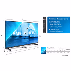 Philips LED 32PFS6908 TV Ambilight full HD - Vista aggiuntiva 4