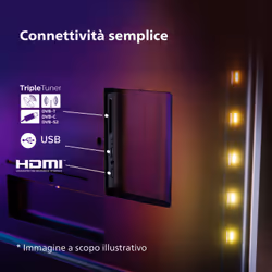Philips LED 32PFS6908 TV Ambilight full HD - Vista aggiuntiva 6