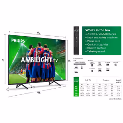Philips 8000 series 50PUS8309/12 TV 50" 4K Ultra HD Smart TV Wi-Fi Nero 350 cd/m² - Vista aggiuntiva 4