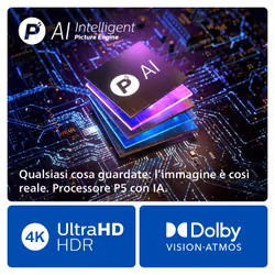 Philips Ambilight TV 48OLED769 48" 121cm 4K UHD Dolby Vision and Dolby Atmos Titan OS - Vista aggiuntiva 6