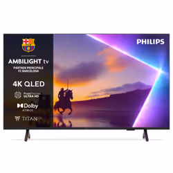 Philips Ambilight TV 43PUS8510 4K UHD QLED 108cm 43" Smart TV Dolby Atmos Titan OS, 109,2 cm (43"), 3840 x 2160 Pixel, QLED, ...