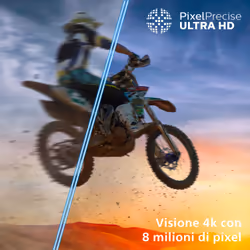 Philips Ambilight TV 50PUS8010 4K UHD LED 126cm 50" Smart TV Dolby Atmos Titan OS - Vista aggiuntiva 3