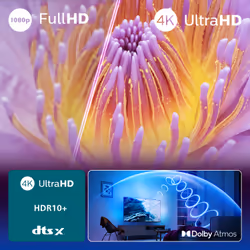 Philips Ambilight TV 50PUS8010 4K UHD LED 126cm 50" Smart TV Dolby Atmos Titan OS - Vista aggiuntiva 4