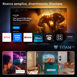 Philips Ambilight TV 65OLED770 4K UHD OLED 164cm 65" Smart TV Dolby Vision and Dolby Atmos Titan OS - Vista aggiuntiva 6