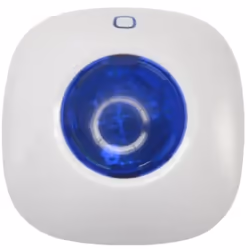 mini sirena da interno wireless antifurto chuango ws105 alimentazione 220-240 volt luce di segnalazione blu consumo sirena di ...