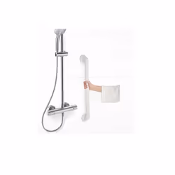 Vitility 70110200 barra di appoggio e guida di sicurezza Bath safety bar handle Bianco - Vista aggiuntiva 2