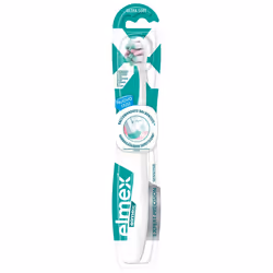 Elmex Expert Precision Sensitive è uno spazzolino ultra morbido progettato per denti e gengive sensibili. Le setole offrono u ...