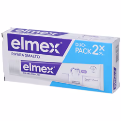 Elmex Ripara Smalto è il dentifricio ideale per proteggere lo smalto e rinforzare i denti. Con minerali, fluoro e zinco, aiut ...