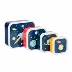 A Little Lovely Company SBSESP21 Set per borsa portapranzo Polipropilene (PP) Multicolore 4 pz - Vista aggiuntiva 2