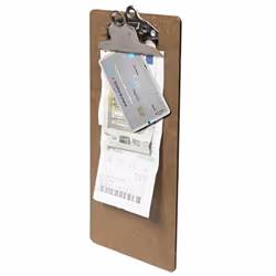 Portaconto con Clip in acciaio color Marrone 26 x 11 cm - Securit