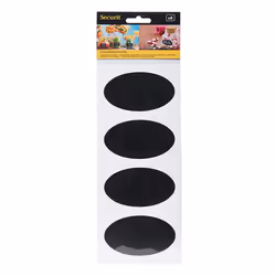 Securit CS-OVAL-8 lavagna e accessori Nero Cloruro di polivinile (PVC)