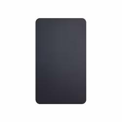 Securit CS-RECT-8, 85 x 50 mm, Cloruro di polivinile (PVC), Nero