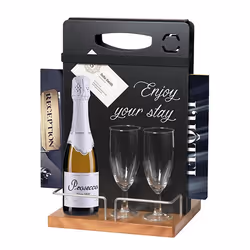 Securit Table Caddy Libera installazione Metallo, Legno Nero, Argento - Vista aggiuntiva 5