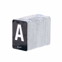 Securit LES-BL-100 pannello con lettere mobili Nero - Vista aggiuntiva 6