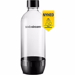 SodaStream 1041160410, Bottiglia di carbonatazione, Nero, Trasparente, 1000 ml, 1 L, 1 pz, CE